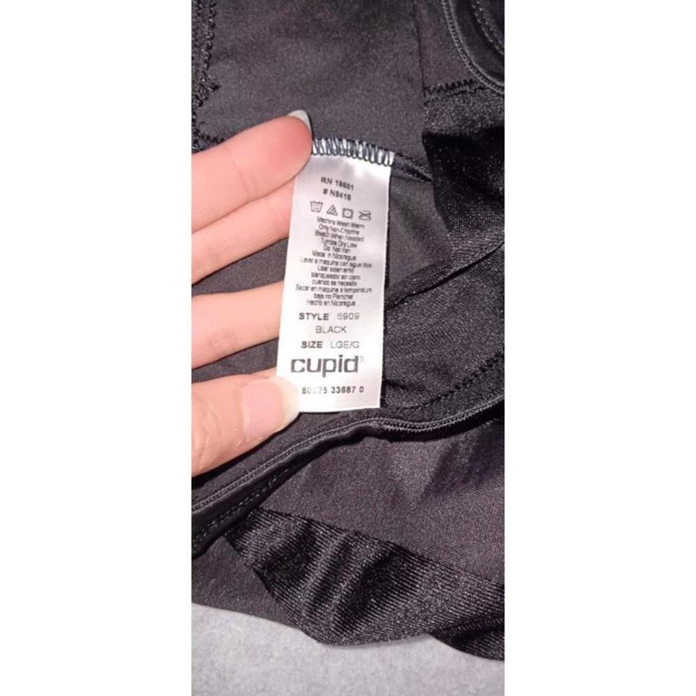 Cupid High Rise Tummy Control Shapewear Slimming Shorts Womens Size Large Black - Picture 2 of 8